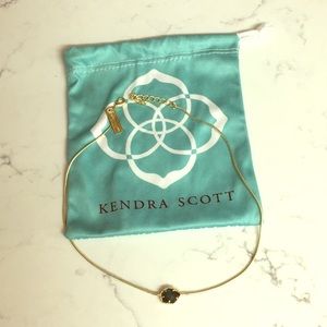 Kendra Scott Mara Pendant Necklace, Emerald Green